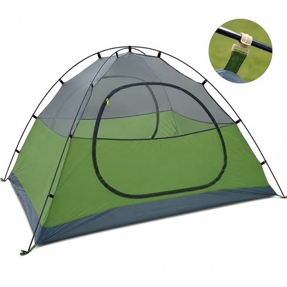 2-Person Ultralight Fabric Camping Tent