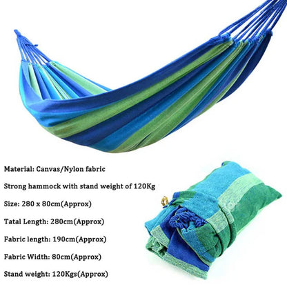 Outdoor Canvas Hammock