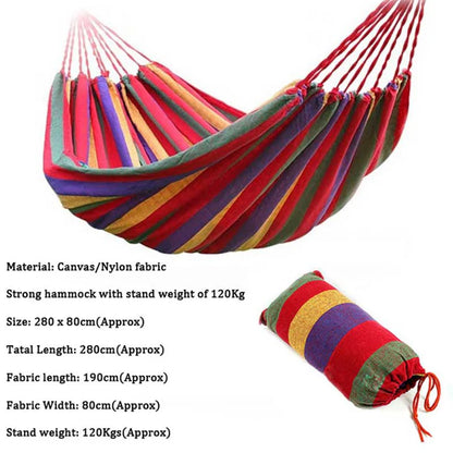 Outdoor Canvas Hammock