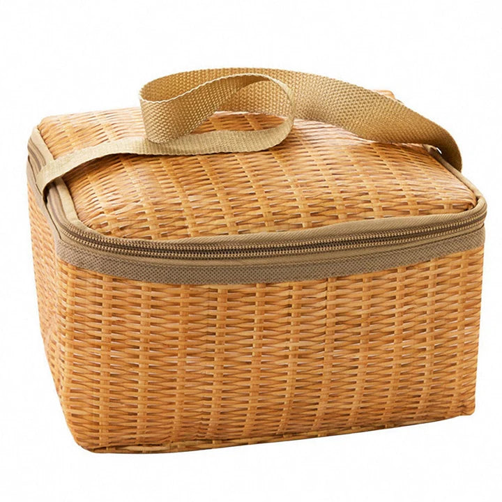 Rattan Outdoor Picnic Bag