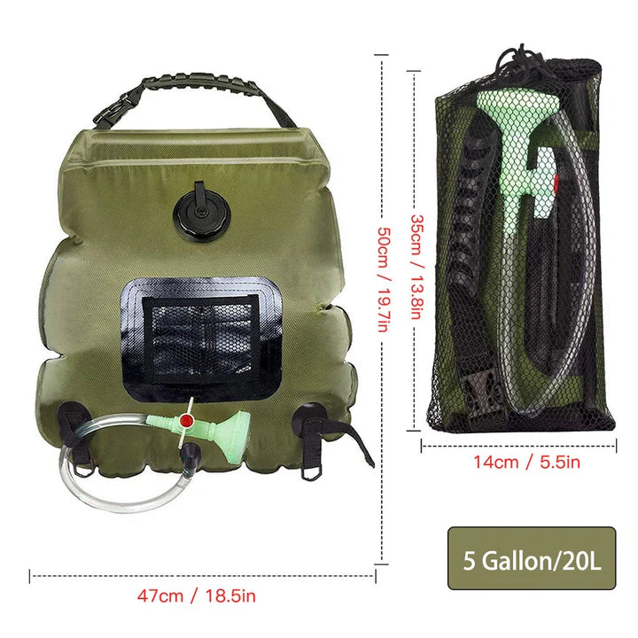 Solar Heated Shower Bath Bag